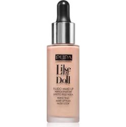 PUPA Milano Like a Doll podkład nadający naturalny wygląd SPF 15 odcień 020 - Light Beige 30 ml