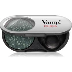 PUPA Milano Vamp! Radiant Baked Eyeshadow długotrwałe, błyszczące cienie do powiek odcień 304 Woodland Green - GEMS 1 g