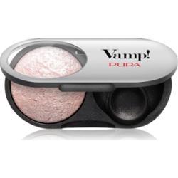 PUPA Milano Vamp! Radiant Baked Eyeshadow długotrwałe, błyszczące cienie do powiek odcień 208 Ballerina Pink - WET & DRY 1 g