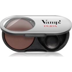 PUPA Milano Vamp! Radiant Baked Eyeshadow długotrwałe, błyszczące cienie do powiek odcień 405 Dark Chocolate - MATT 1 g