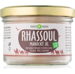 Purity Vision Rhassoul glinka marokańska do przygotowania maseczek do twarzy, peelingów, mydeł i szamponów 200 g