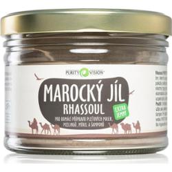 Purity Vision Rhassoul glinka marokańska do przygotowania maseczek do twarzy, peelingów, mydeł i szamponów 450 g