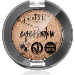 puroBIO Cosmetics Compact Eyeshadows cienie do powiek odcień 01 Sparkling Wine 2,5 g
