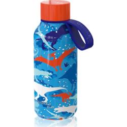Quokka Solid Kids butelka termiczna ze szlufką Dinosaur 330 ml