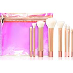 Real Techniques The Wanderer podróżny zestaw pędzli do makijażu z etui mini 8 szt.