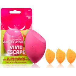 Real Techniques Vivid Escape Complexion Perfection Sponge set zestaw do makijażu