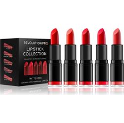 Revolution PRO Lipstick Collection zestaw szminek odcień Matte Reds 5 szt.