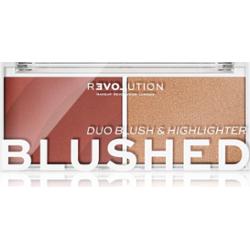 Revolution Relove Colour Play róż do policzków z rozświetlaczem odcień Kindness 5,8 g