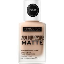 Revolution Relove Super Matte Foundation długotrwały podkład matujący odcień F8.5 24 ml
