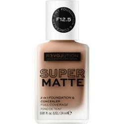 Revolution Relove Super Matte Foundation długotrwały podkład matujący odcień F12.5 24 ml