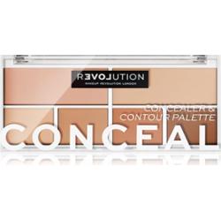Revolution Relove Conceal Me paleta korektorów odcień Light 2,8 g