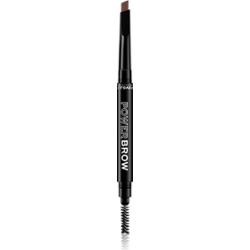 Revolution Relove Power Brow kredka do brwi ze szczotką odcień Dark Brown 0,3 g