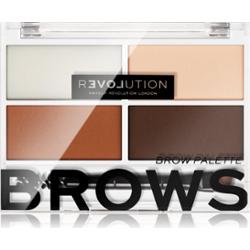 Revolution Relove Colour Cult paletka do brwi odcień Medium 3,2 g