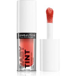 Revolution Relove Baby Tint róż w płynie i błyszczyk do ust odcień Coral 1.4 ml