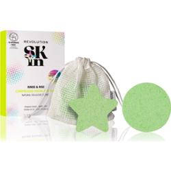 Revolution Skincare Rinse & Rise gąbeczka oczyszczająca do twarzy 10 szt.
