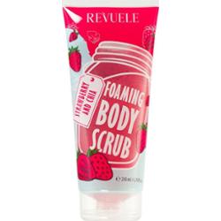 Revuele Foaming Body Scrub Strawberry and Chia nawilżający peeling do ciała 200 ml