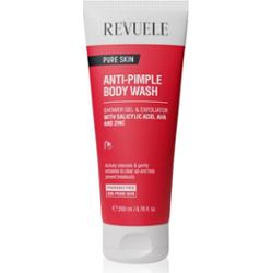Revuele Pure Skin Anti-Pimple złuszczający żel pod prysznic przeciw trądzikowi 200 ml