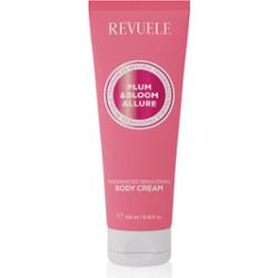 Revuele Plum & Bloom Allure Fragranced Brightening Body Cream rozświetlający krem do ciała o działaniu nawilżającym dla kobiet 250 ml
