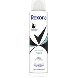 Rexona Invisible Aqua dezodorant w sprayu przeciwko białym i żółtym śladom 150 ml