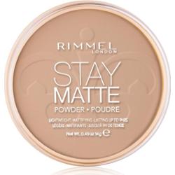 Rimmel Stay Matte puder odcień 010 Warm Honey 14 g