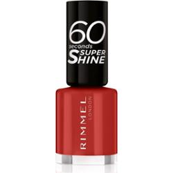 Rimmel 60 Seconds Super Shine lakier do paznokci odcień 310 Double Decker Red 8 ml