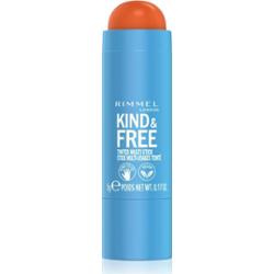 Rimmel Kind & Free wielofunkcyjny kosmetyk do makijażu oczu, ust i twarzy odcień 004 Tangerine Dream 5 g