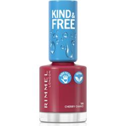 Rimmel Kind & Free lakier do paznokci odcień 166 Cherry Chance 8 ml