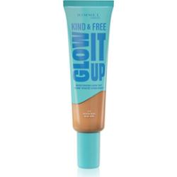 Rimmel Kind & Free Glow It Up lekki podkład nawilżający odcień 210 Golden Beige 30 ml