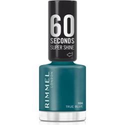 Rimmel 60 Seconds Super Shine lakier do paznokci odcień 104 True Blue 8 ml