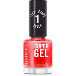 Rimmel Super Gel hybrydowy lakier do paznokci bez użycia lampy UV/LED odcień 011 Berry Glace 12 ml