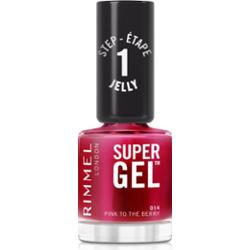 Rimmel Super Gel hybrydowy lakier do paznokci bez użycia lampy UV/LED odcień 014 Pink To The Berry 12 ml