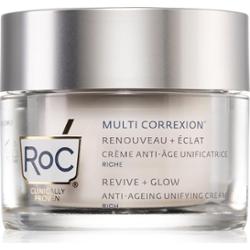 RoC Multi Correxion Revive + Glow przeciwzmarszczkowy krem rozświetlający z witaminą C 50 ml