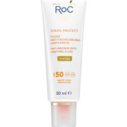 RoC Soleil Protect Anti Brown Spots Unifying Fluid Tinted fluid tonujący ujednolicający cerę SPF 50 z witaminą C 50 ml