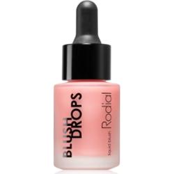 Rodial Blush Drops róż w płynie i błyszczyk do ust nawilżający i dodający blasku odcień Frosted Pink 15 ml