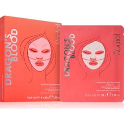 Rodial Dragon's Blood Hydrogel Jelly Face Mask maska hydrożelowa o intensywnym działaniu 4x34 g