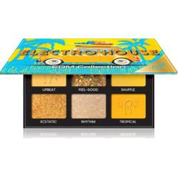Rude Cosmetics EDM Collection paleta cieni do powiek odcień Electro House 6 g