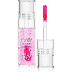 Rude Cosmetics Manga Collection Sparkle Lip Oil tonujący olejek do ust o działaniu nawilżającym odcień Mint 4 g