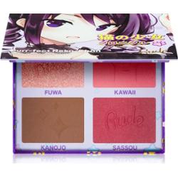 Rude Cosmetics Manga Face Palette paleta wielofunkcyjna do twarzy odcień Purr-fect Neko-Chan 11.2 g