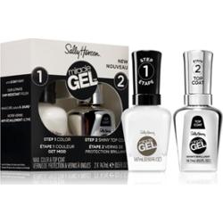 Sally Hansen Miracle Gel™ zestaw lakieru do paznokci i top coat odcień 900 Get Mod