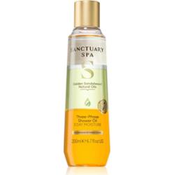 Sanctuary Spa Golden Sandalwood pielęgnujący olejek pod prysznic 200 ml