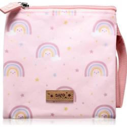 Saro Baby Sandwich Bag woreczek na przekąskę Pink 17,5x17,5 cm 1 szt.