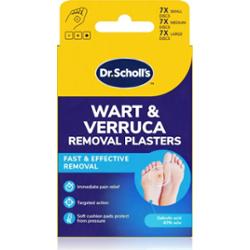 Scholl Dr. Scholl's Wart & Verruca Plaster zestaw plastrów redukcja ucisku na modzele 3x7 szt.