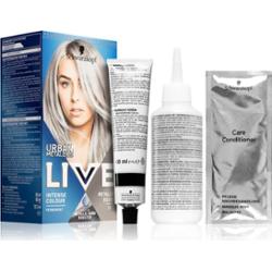 Schwarzkopf LIVE Urban Metallics trwała farba do włosów odcień U71 Metallic Silver 1 szt.