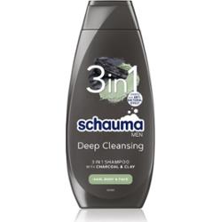 Schwarzkopf Schauma MEN szampon z węglem aktywnym do twarzy, ciała i włosów 400 ml