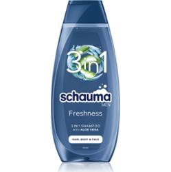 Schwarzkopf Schauma MEN odświeżający szampon do twarzy, ciała i włosów 400 ml
