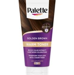 Schwarzkopf Palette Warm Toner maska do włosów brązowych o ciepłym odcieniu odcień Golden Brown 150 ml