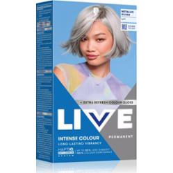 Schwarzkopf LIVE Intense Colour trwała farba do włosów odcień U71 Metallic Silver 1 szt.