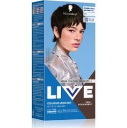 Schwarzkopf LIVE Colour Moment semi-permanentna farba do włosów odcień 010 Charcoal Brunette 50 ml