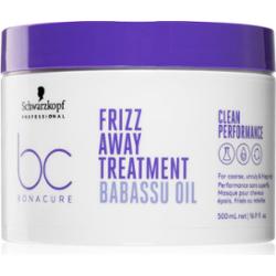 Schwarzkopf Professional BC Bonacure Frizz Away Treatment maseczka do włosów nieposłusznych i puszących się 500 ml