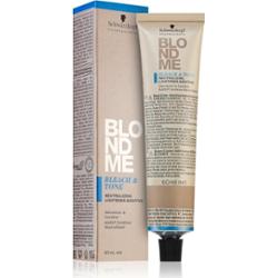 Schwarzkopf Professional BlondMe Bleach&Tone – krem rozjaśniająco-tonujący do włosów, 60ml Matt  |  Matowy